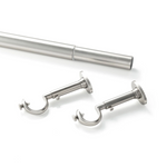 Stockbridge Curtain Rod, 102" - 144", Satin Nickel