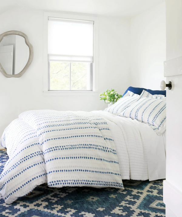 Boyfriend Matelasse Collection, White