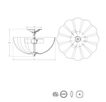 Rosehill Semi-Flush, Polished Nickel