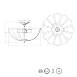 Rosehill Semi-Flush, Polished Nickel