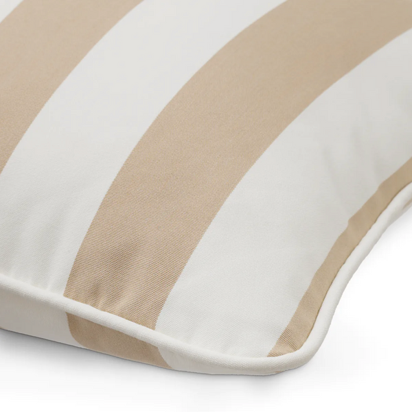 Florent Lumbar Outdoor Cushion, Beige, 23.62″ x 15.75″