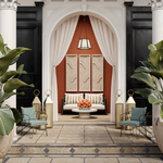 Florent Lumbar Outdoor Cushion, Beige, 23.62″ x 15.75″