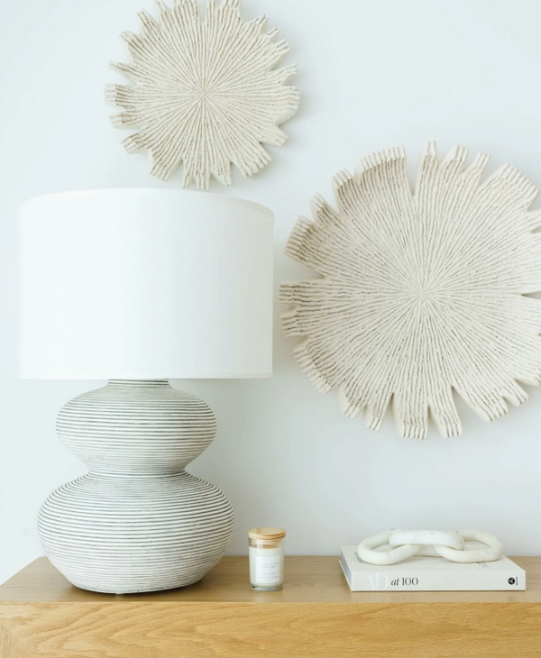 Reef Indoor/Outdoor Wall Decor, White, 2 Sizes