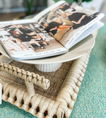 Kenis Braided Rectangle Tray, Natural, 35"W x 13.5"D