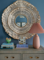 Coco Ruffle Mirror, 37"