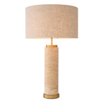 Lxry Table Lamp - Travertine, 29.53"H