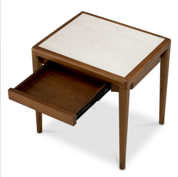 Hensley Side Table, 23.62"W x 19.69"D