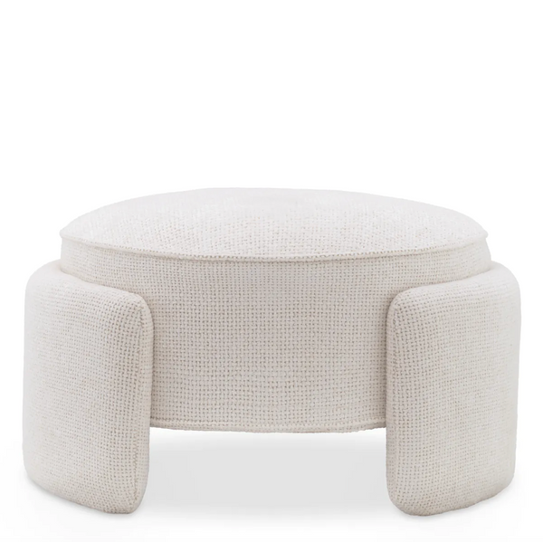 Ortega Stool - Lyssa Off-White, 28.74″ Dia