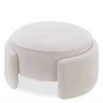 Ortega Stool - Lyssa Off-White, 28.74″ Dia