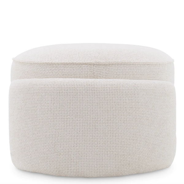 Ortega Stool - Lyssa Off-White, 28.74″ Dia