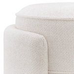 Ortega Stool - Lyssa Off-White, 28.74″ Dia