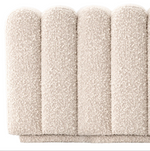 Bente Bench, Boucle Cream, 45.67"W x 18.50"D