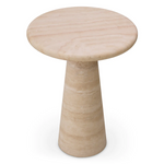 Adriana Side table - Travertine, 2 Sizes Sold Separately