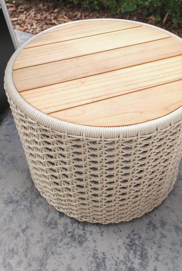 Trinity Outdoor Side Table, 23.62"