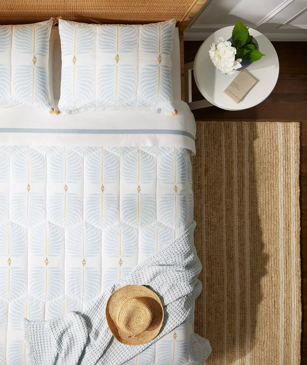Granada Quilt, Twin, Coastal Blue