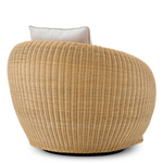 Rafael Swivel Chair - Rattan, 39.37" W x 36.22"D