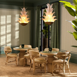 Tiago Ewan 31.5”W Bistro Dining Table Set w/Chairs, Rattan