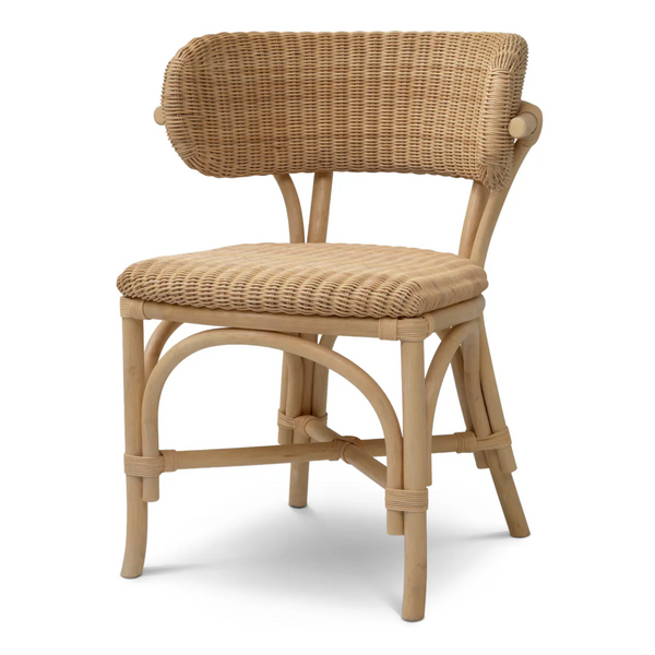 Tiago Ewan 31.5”W Bistro Dining Table Set w/Chairs, Rattan