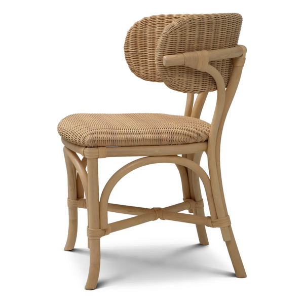 Tiago Ewan 31.5”W Bistro Dining Table Set w/Chairs, Rattan
