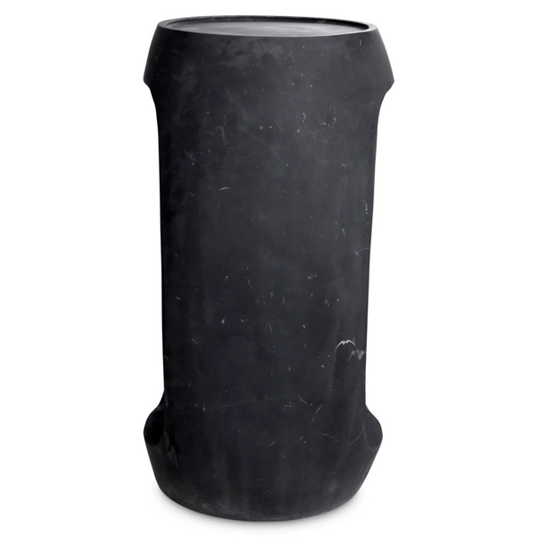 Clipper Side Table, Honed Black Marble, 2 Sizes