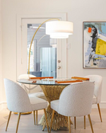 Sawyer Floor Lamp - Burnished Brass, 75"H