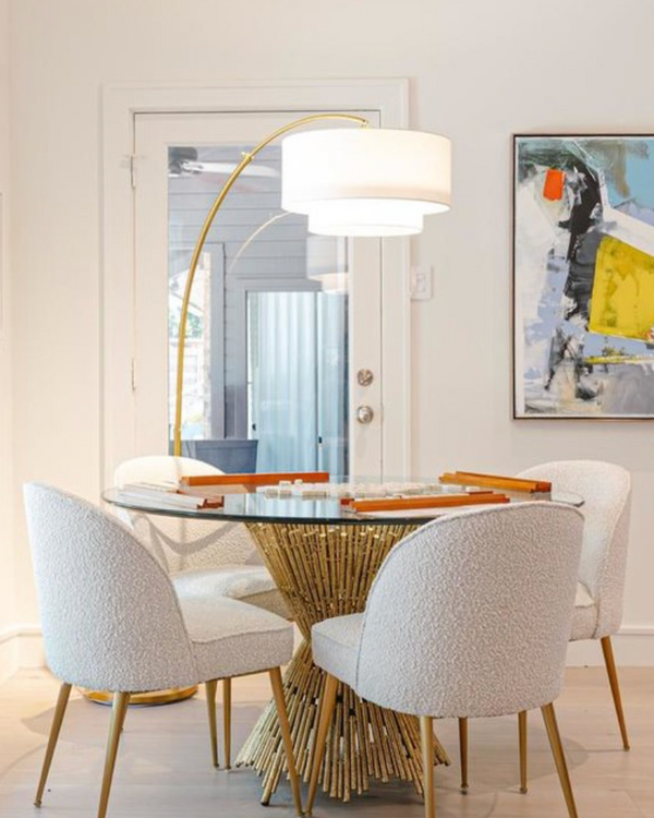 Sawyer Floor Lamp - Burnished Brass, 75"H