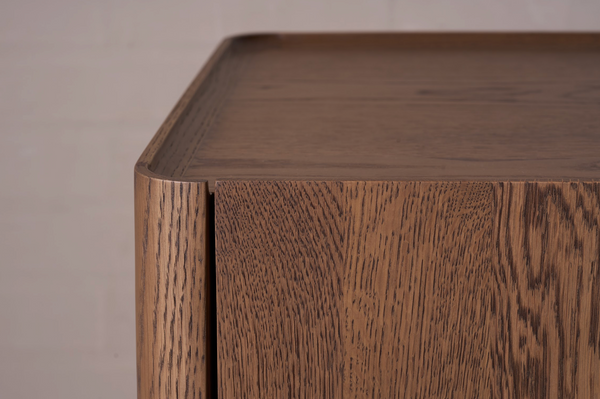 Tye Nightstand, Latte, Travertine, 23.6"W × 17.7"D × 21.7"H