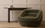 Tathra Console Table, Espresso, Dark Emperador, 59"W × 15.75"D × 29.5"H