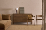 Nell Dresser, 6 Drawers, Latte, 63"W