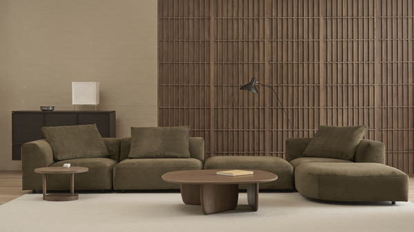 Eden Coffee Table, Latte 39.4"Dia × 13.8"H