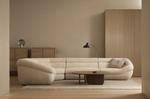 Eden Coffee Table, Latte 39.4"Dia × 13.8"H