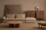Eden Coffee Table, Light Oak, 47.2" Dia