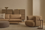 Sophie Swivel Chair, Scramble Bark