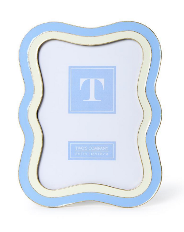 Waves 5" x 7" Photo Frame, 2 Colours, Sold Separately