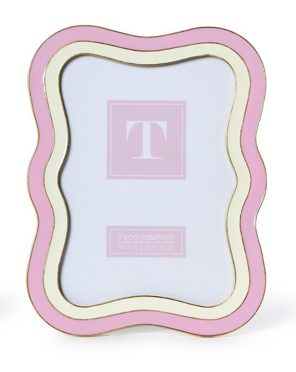 Waves 5" x 7" Photo Frame, 2 Colours, Sold Separately