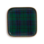 Tartan Decorative Metal Trays, 4 Styles, Sold Separately