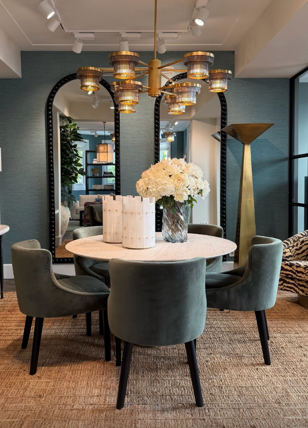 Chavelle Dining Chair - Torrin Green Velvet