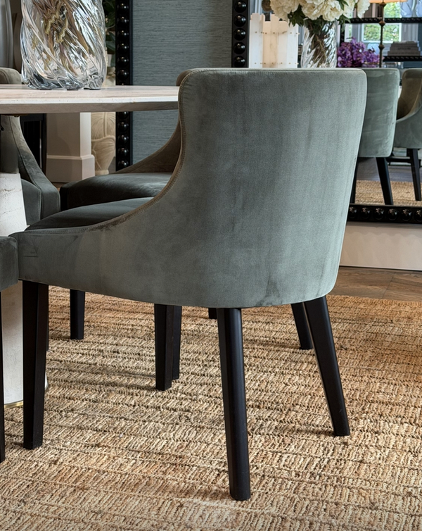 Chavelle Dining Chair - Torrin Green Velvet
