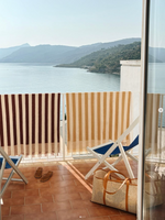 Plage Towel, Tan Stripe