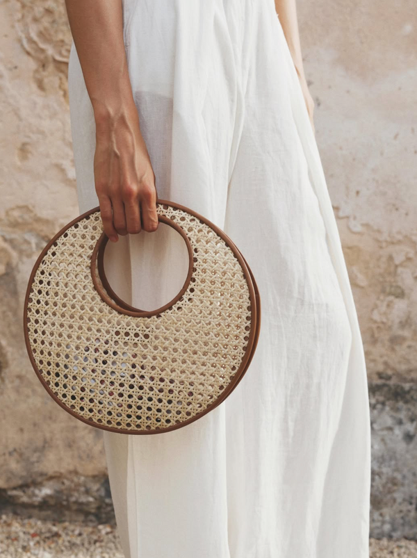 Anouk Bag, Copper Rattan