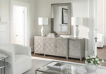 Aline Swivel Chair - White/Cream Chenille