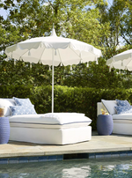 Sandbar Pillow - French Blue, 12" x 21"