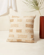 Shadow Pillow, Cream, 20" x 20"