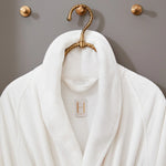 H by Frette Shawl Collar Bathrobe, White