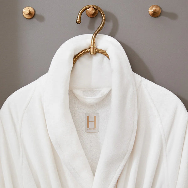 H by Frette Shawl Collar Bathrobe, White