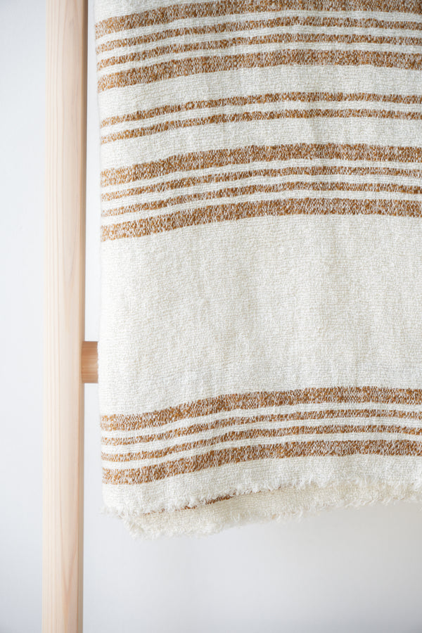 Sienna Ochre Oversized Throw, 56" x 96"