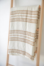 Sienna Ochre Oversized Throw, 56" x 96"