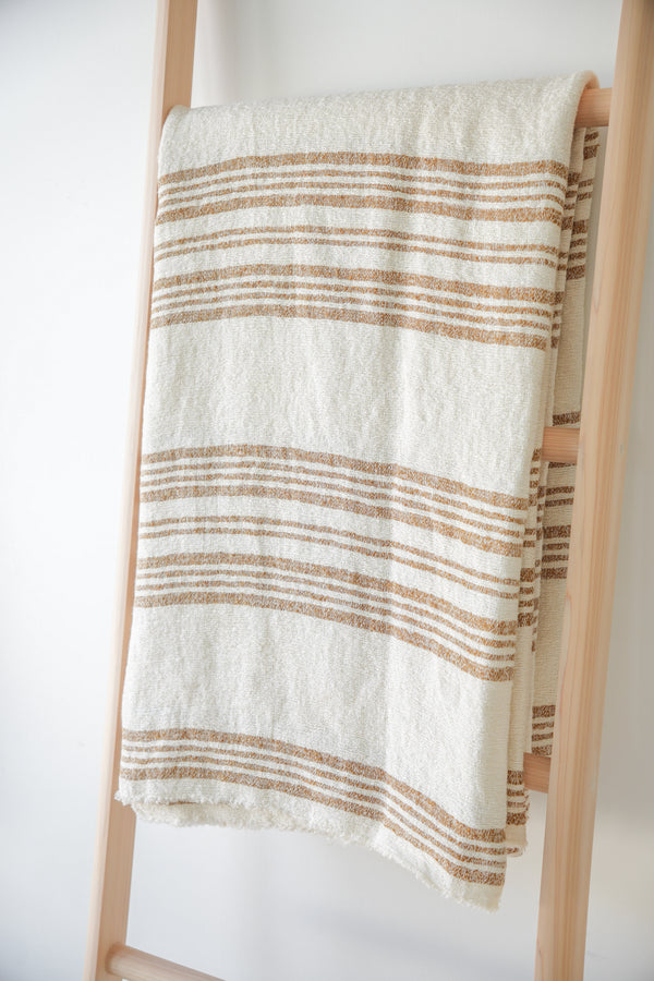 Sienna Ochre Oversized Throw, 56" x 96"