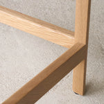 Nell Three Drawer Desk, Light Oak, 63"W x 23.6"D x 30.7"H