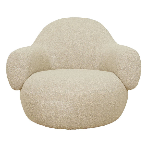 Toad Swivel Chair, Fleece Fawn